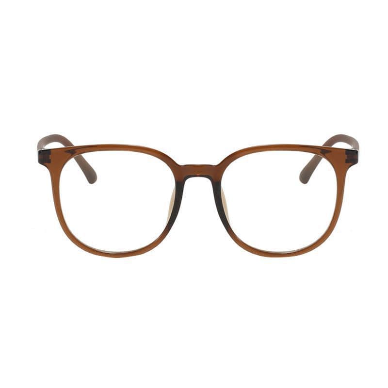 Anti-blue light high-definition women's no-makeup ultra-light frame non-prescription flat mirror stall large frame myopia glasses frame wholesale 6