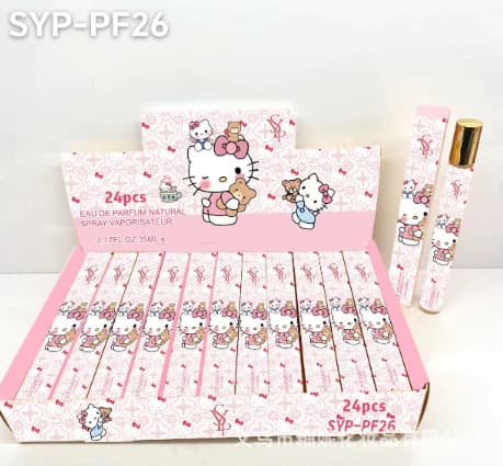 SYP cross-border hot-selling cute cartoon toy perfume set long-lasting high-end light fragrance fresh body spray 8