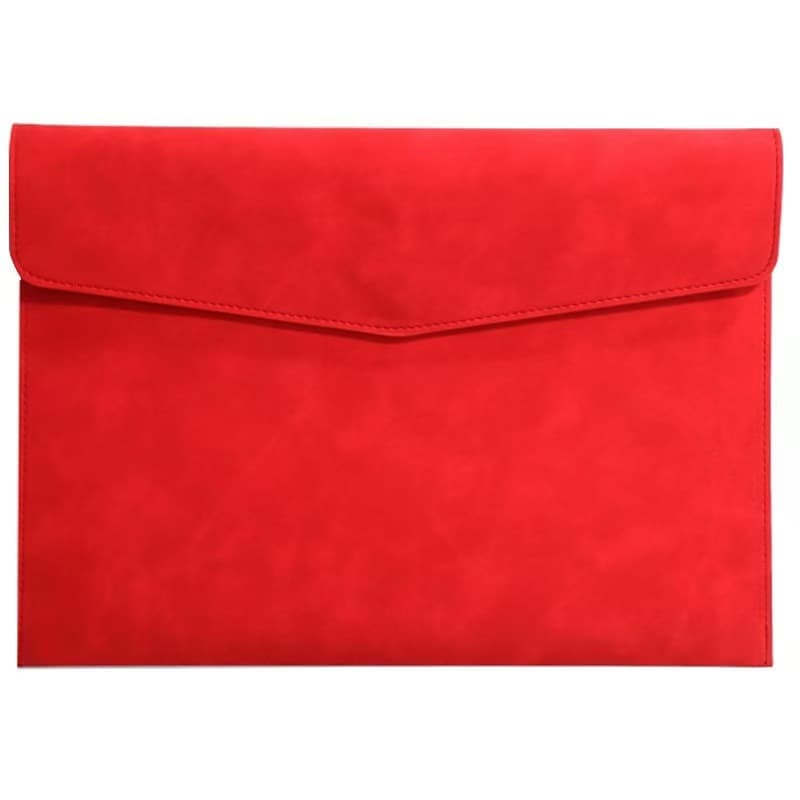 a4 leather file storage bag briefcase simple retro single layer thickened waterproof large capacity business meeting bag 7