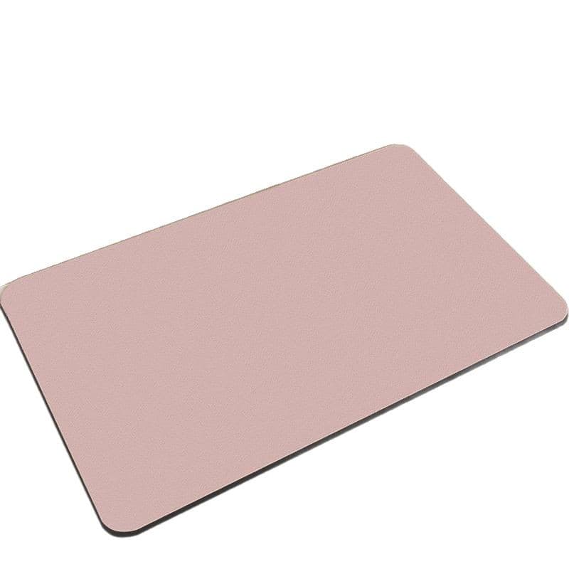 Solid color diatom mud floor mats for home bathroom carpets, toilet non-slip absorbent foot mats, dirt-resistant and easy to care for. 6
