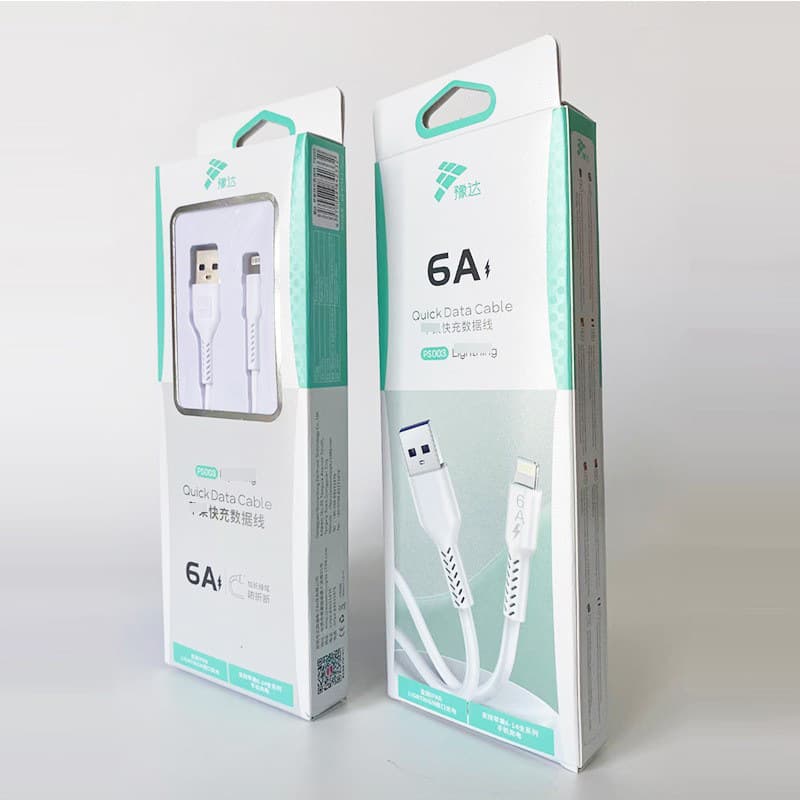 Yuda PQK compatible 6A fast flash charging data cable anti-breakage mobile phone suitable for Android Typec charging cable wholesale 4