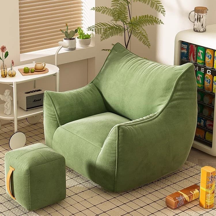 Lazy sofa can lie down and sleep on bean bag sofa bedroom single sofa bedside tatami balcony leisure sofa chair 1