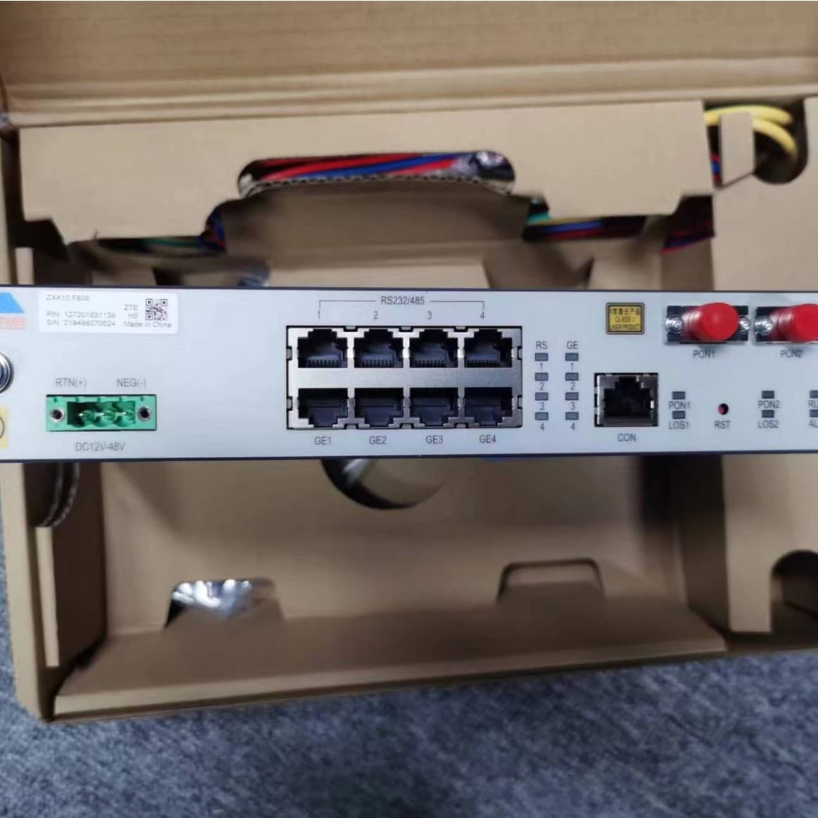 ZTE ZXA10F814-24GE E821-XGS ONU equipment optical network unit 3