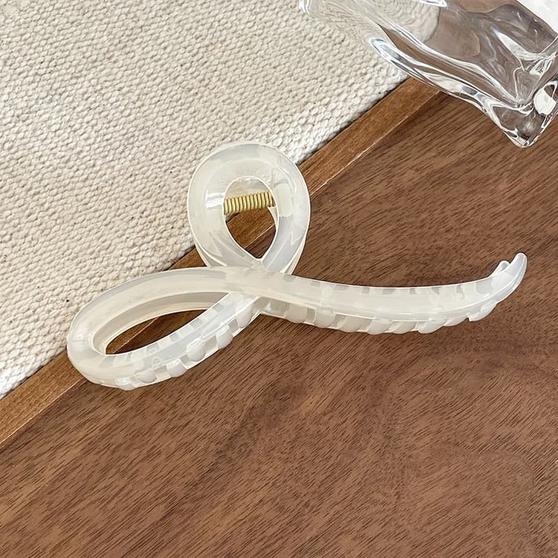 Simple and high-end versatile jelly clip women's back hair clip shark clip new temperament hair clip headwear 5