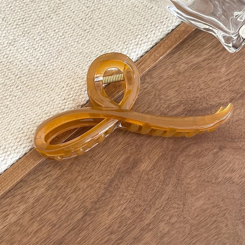 Simple and high-end versatile jelly clip women's back hair clip shark clip new temperament hair clip headwear 9
