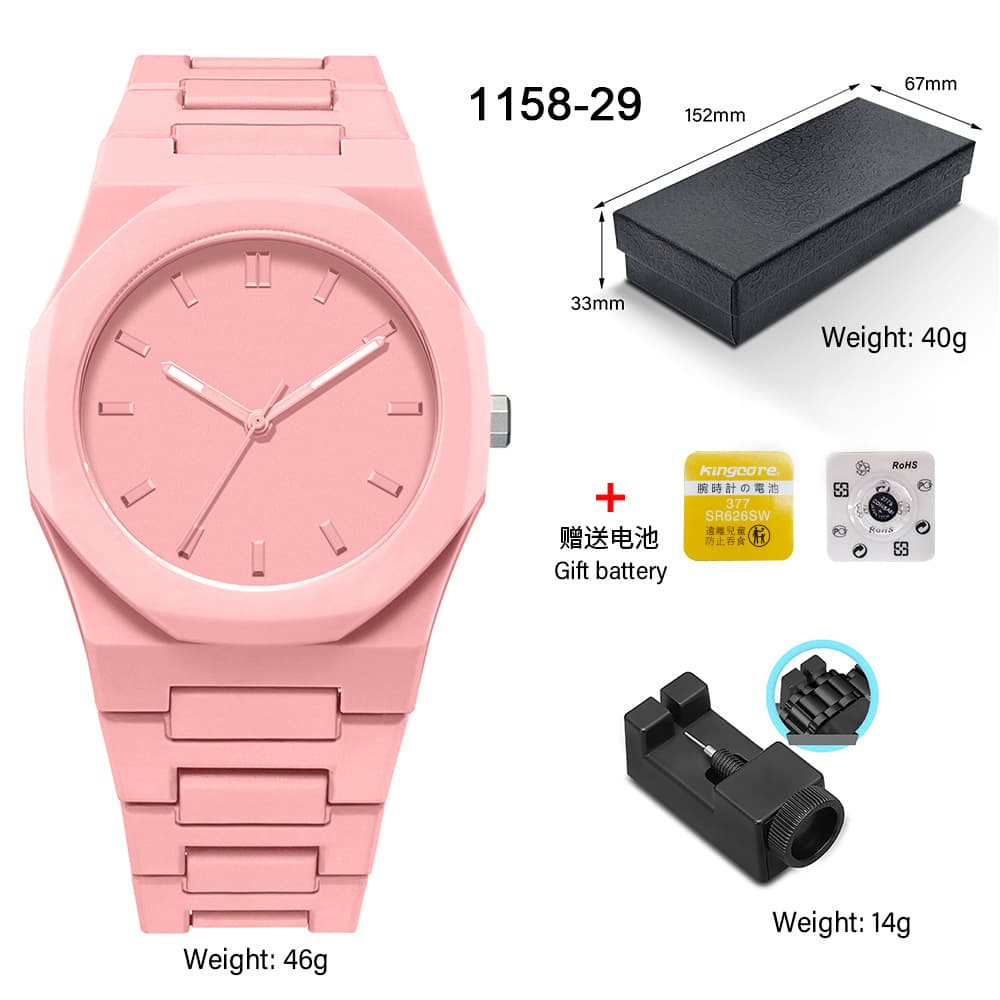 Men's high-end waterproof women's watch, popular plastic men's quartz watch in Southeast Asia and the Middle East 7