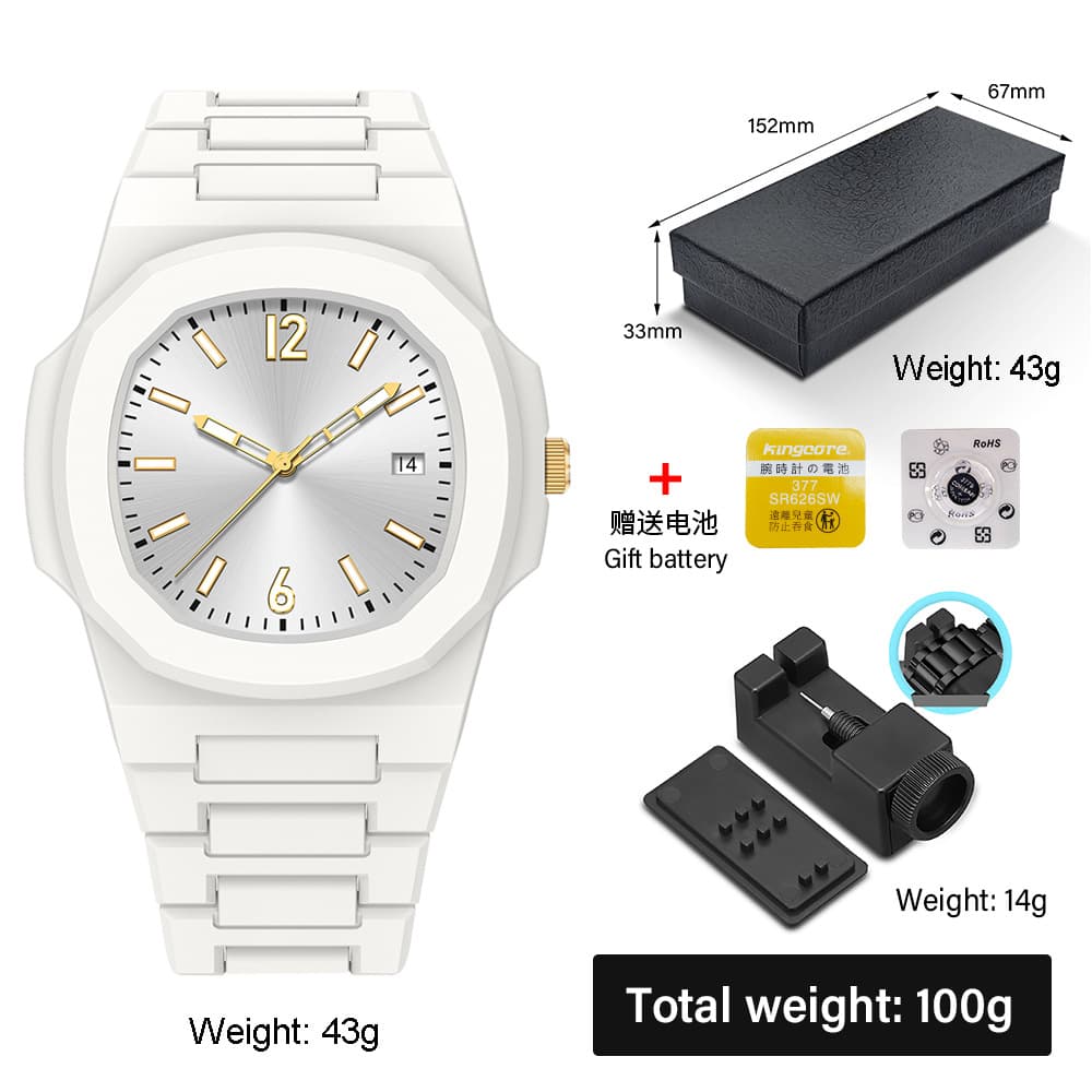 Men's high-end waterproof women's watch, popular plastic men's quartz watch in Southeast Asia and the Middle East 8