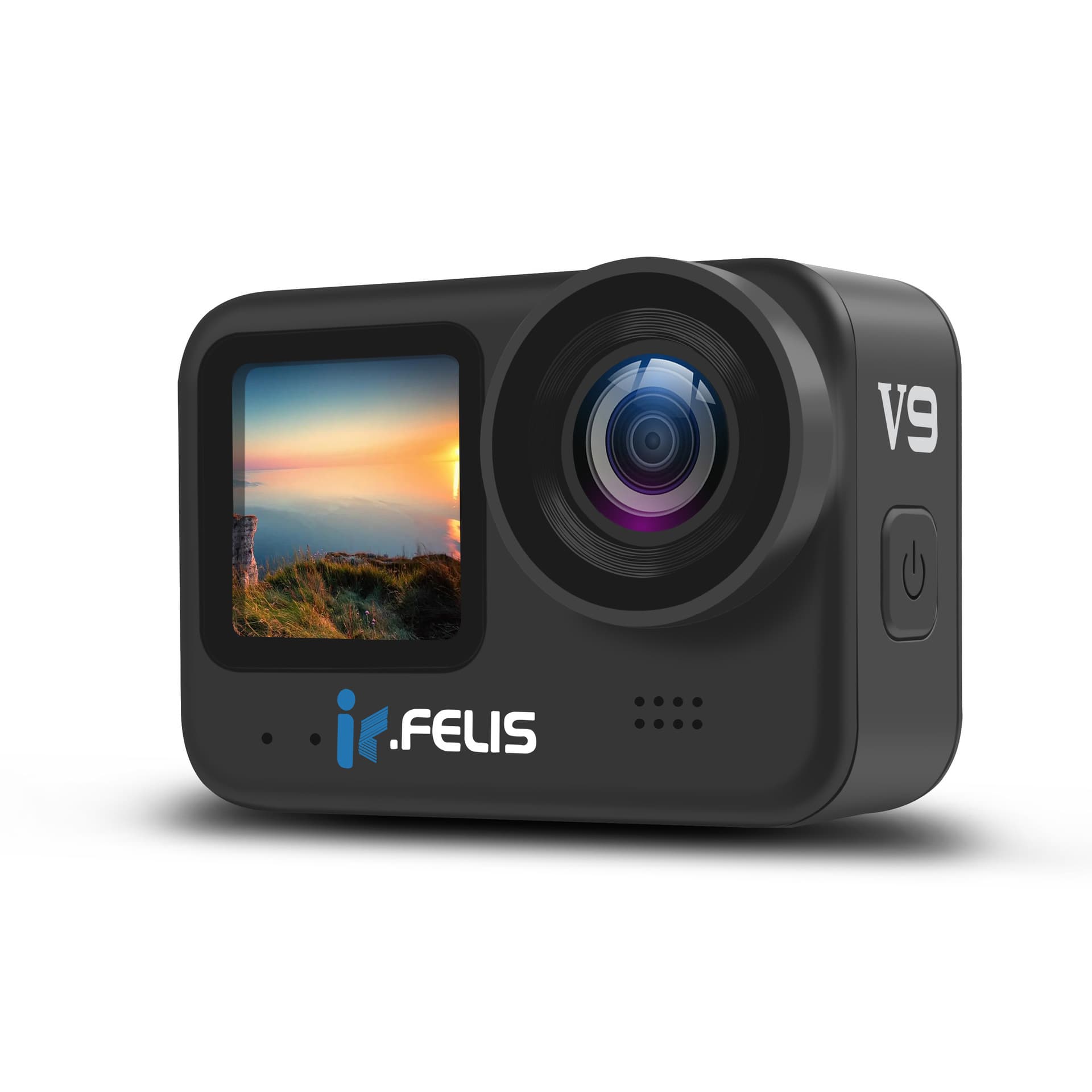 Cross-border supply bare metal waterproof 4k sports camera underwater diving anti-shake riding motorcycle camera recorder 6