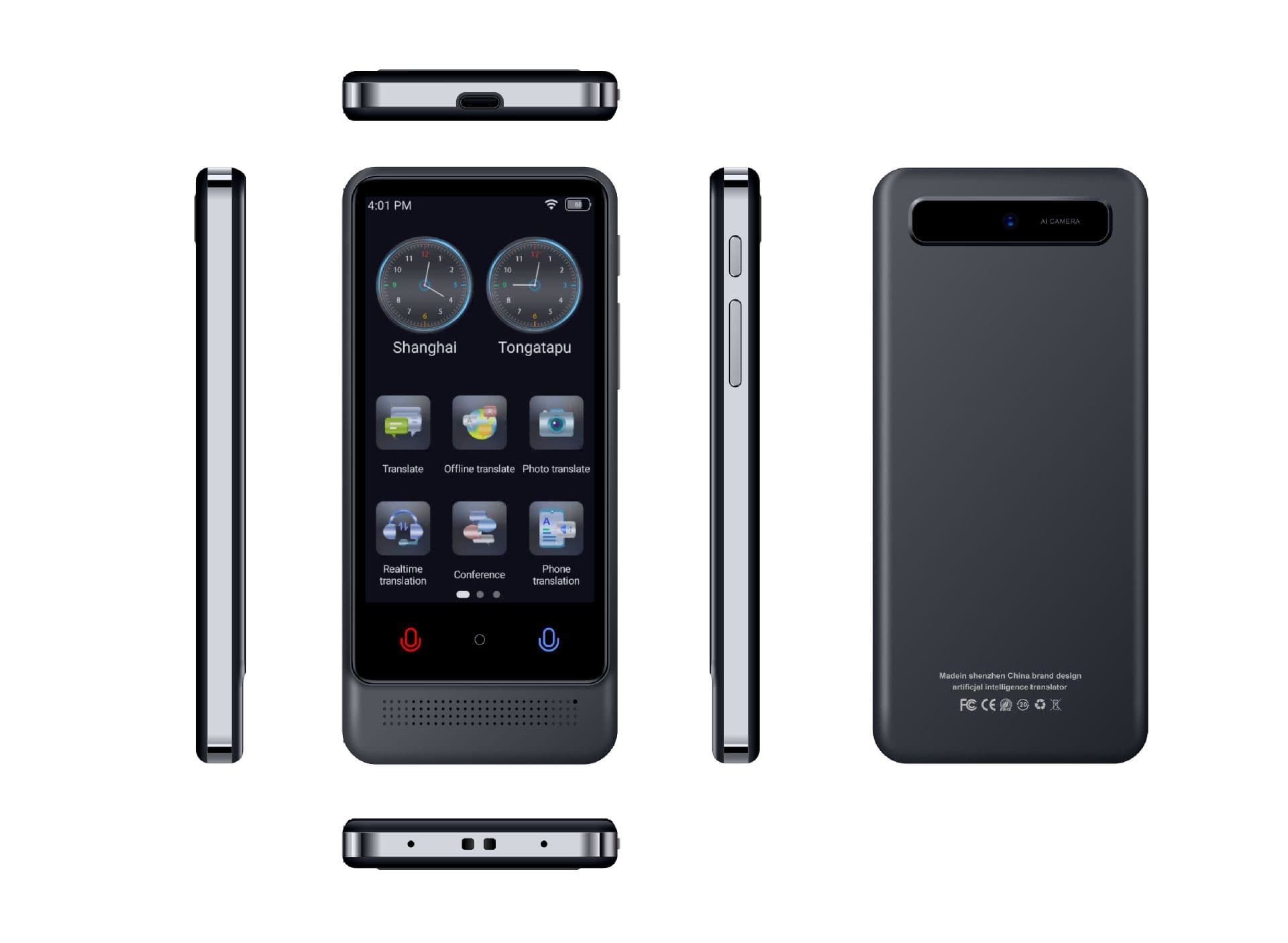 M12 smart AI translator English version scans, takes photos and records multi-language offline photo translator direct supply 7