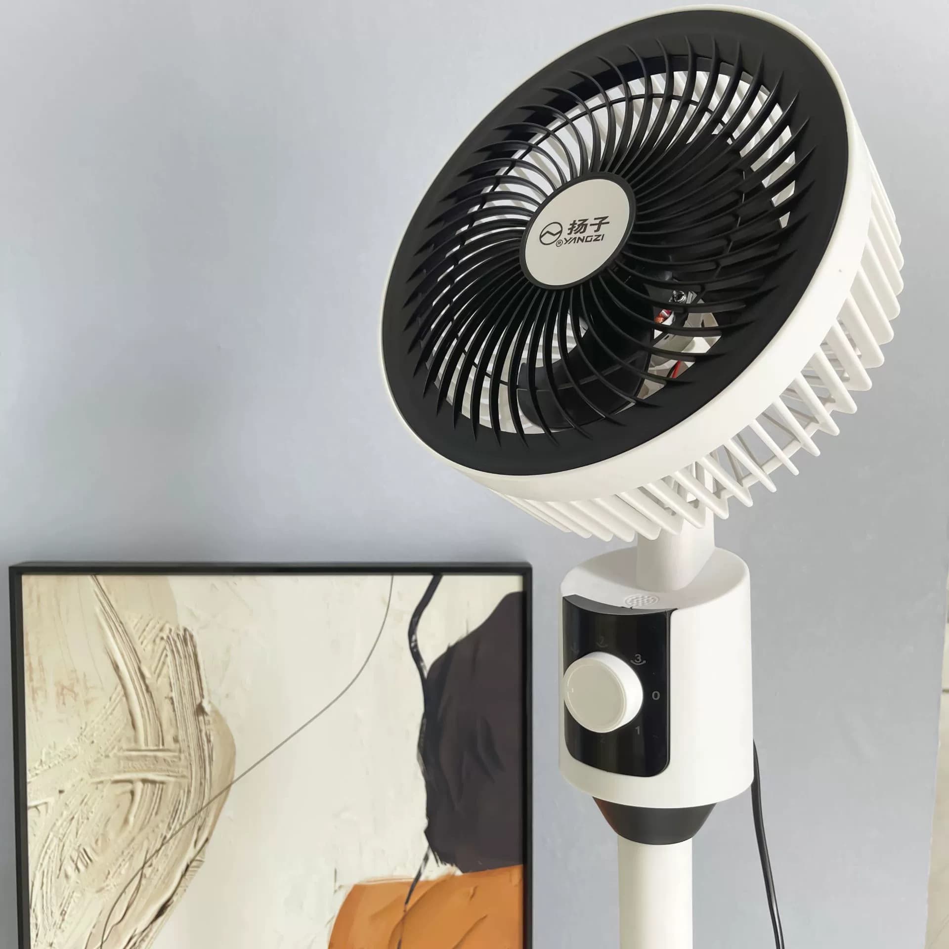 Yangzi 2026 home smart remote control office vertical silent small energy-saving electric fan air circulation fan 5
