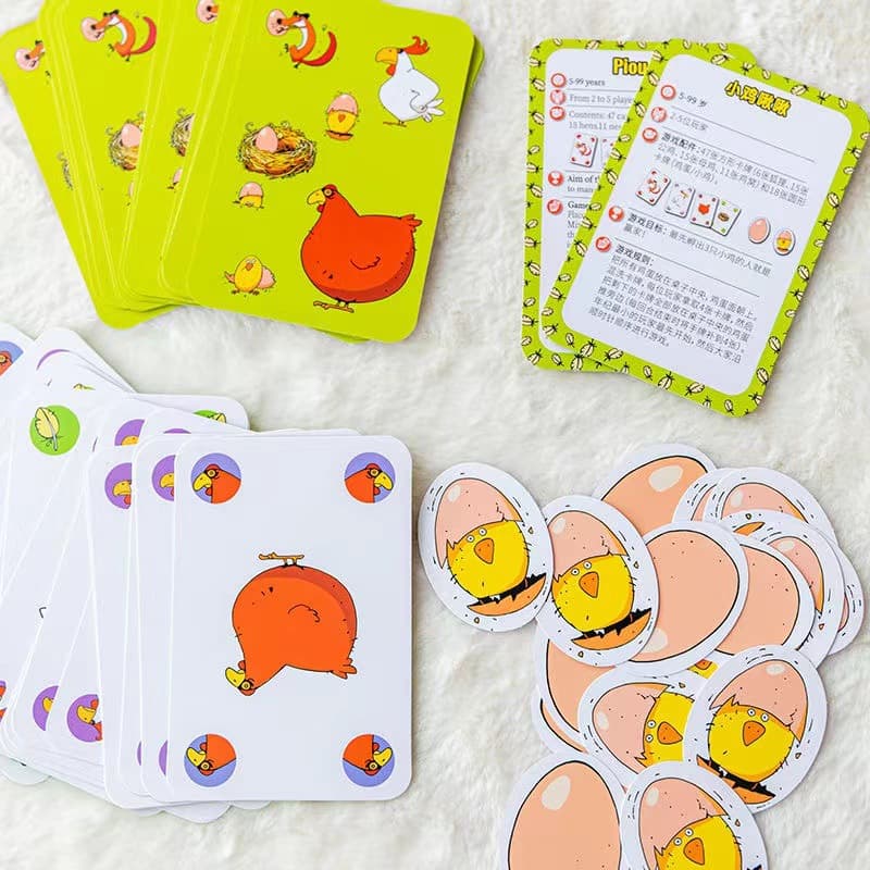 Chicken Tweet Board Game Grow Up Children 5-8 Years Old Casual Party Card Game Puzzle Children's Day Gift 3