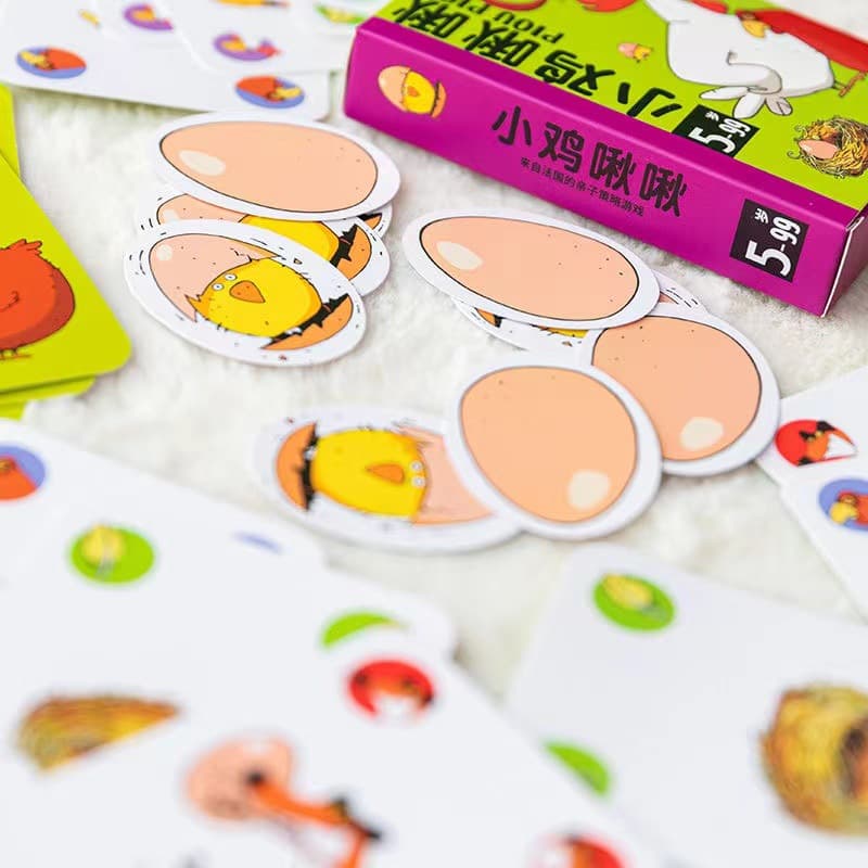 Chicken Tweet Board Game Grow Up Children 5-8 Years Old Casual Party Card Game Puzzle Children's Day Gift 4