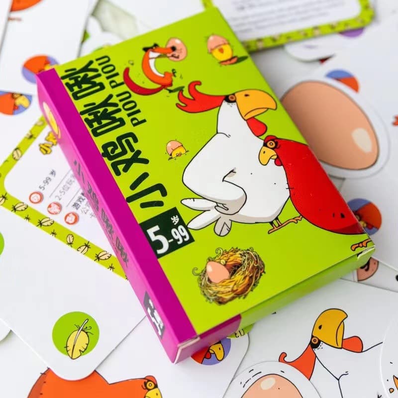 Chicken Tweet Board Game Grow Up Children 5-8 Years Old Casual Party Card Game Puzzle Children's Day Gift 7