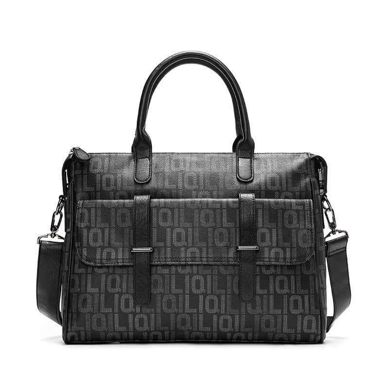 2025 New Business Casual Briefcase Simple Shoulder Crossbody Bag Casual Portable Trendy Men's Computer Bag 8