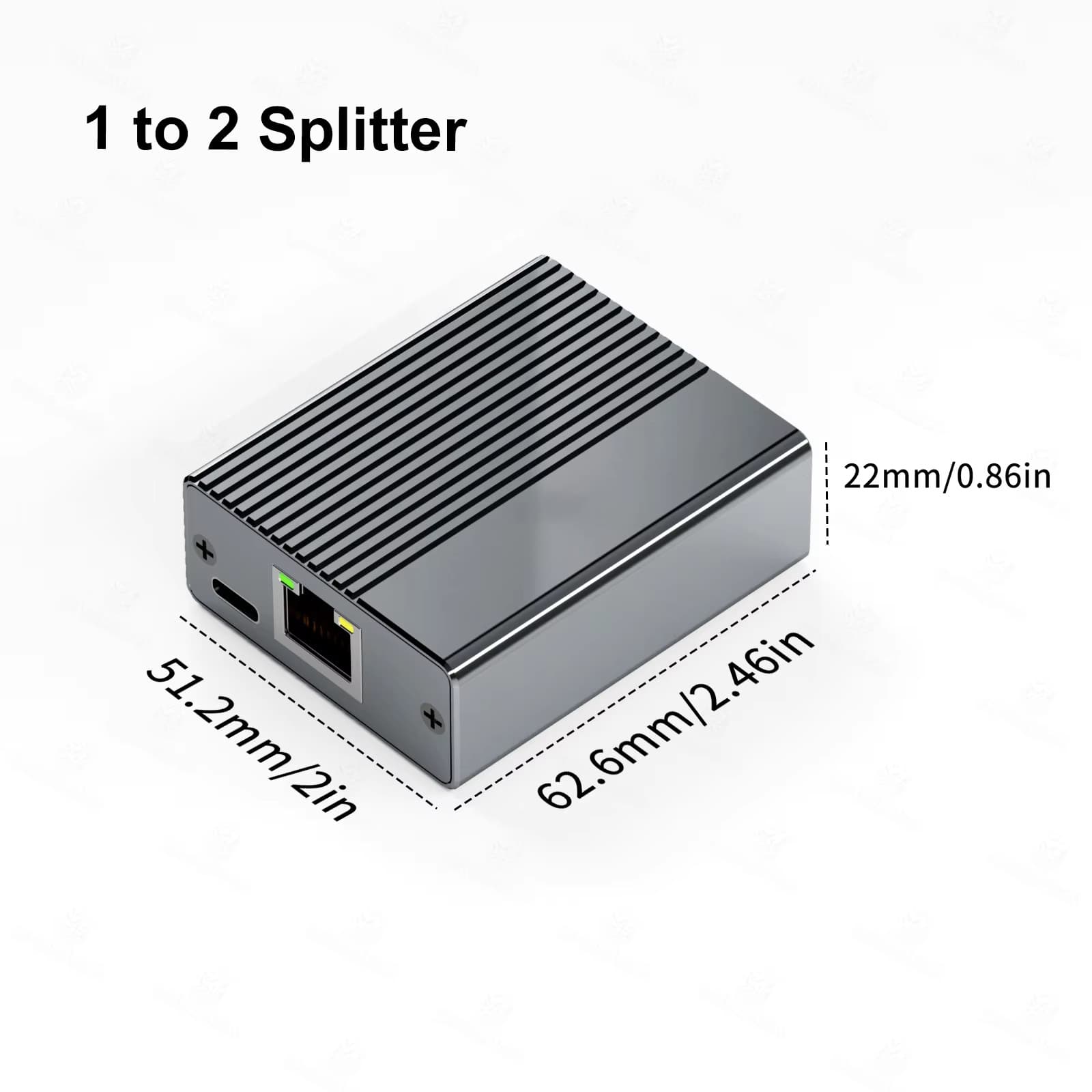 Spot extender Gigabit network RJ45 distributor routing switch network port one-point three-point line hub 8