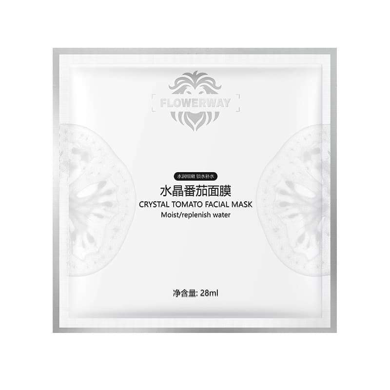 FLOWERWAY Crystal Tomato Mask Hydrates, Moisturizes, Brightens Skin, Refreshes, Controls Oil, Shrinks Pores, and Brightens 6