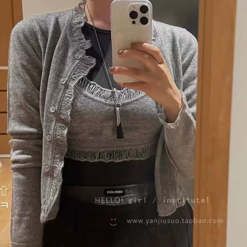 Korean style fever's same style irregular metal love necklace for women, high-end, elegant, simple and versatile accessories necklace 8