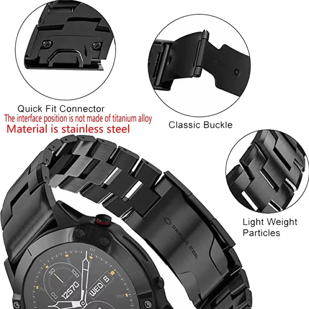 Suitable for AMAZFIT Huami Falcon 49mm smart watch titanium strap oracle titanium alloy strap 5