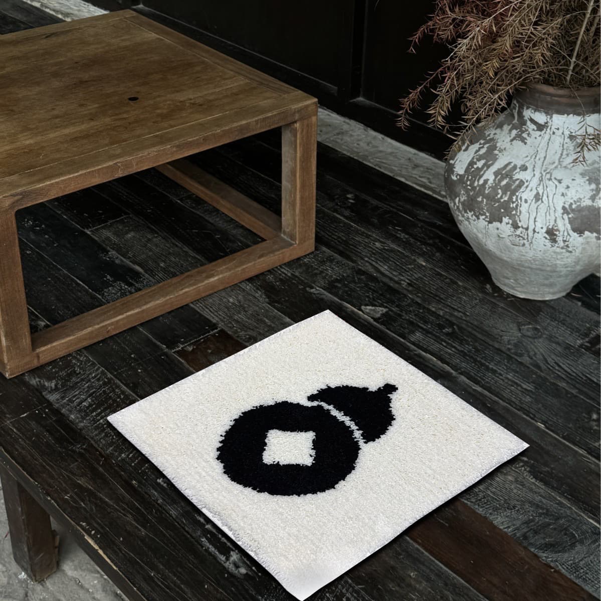 Anti-slip tufted chair cushion, gourd, Fulilaicai home furnishings, office anti-cold long-term sitting cushion, multi-functional flocking cushion 5