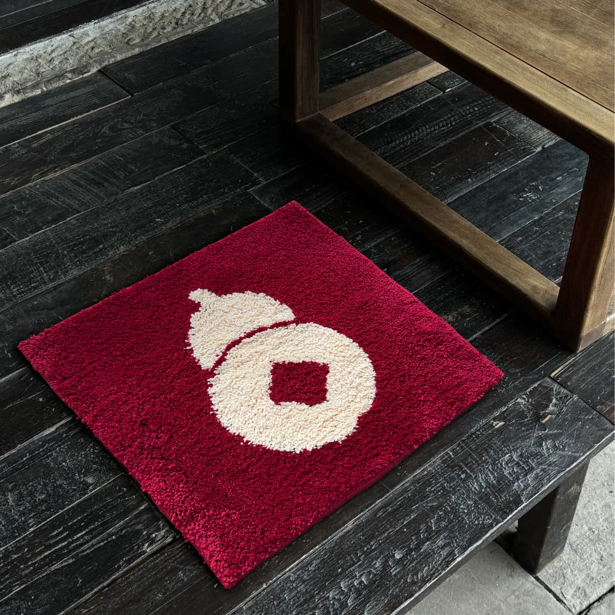 Anti-slip tufted chair cushion, gourd, Fulilaicai home furnishings, office anti-cold long-term sitting cushion, multi-functional flocking cushion 1
