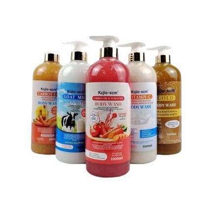 Cross-border English Carrot Oil Tomato Goat Milk Gold Vitamin C Almond Exfoliating Scrub Shower Gel 4
