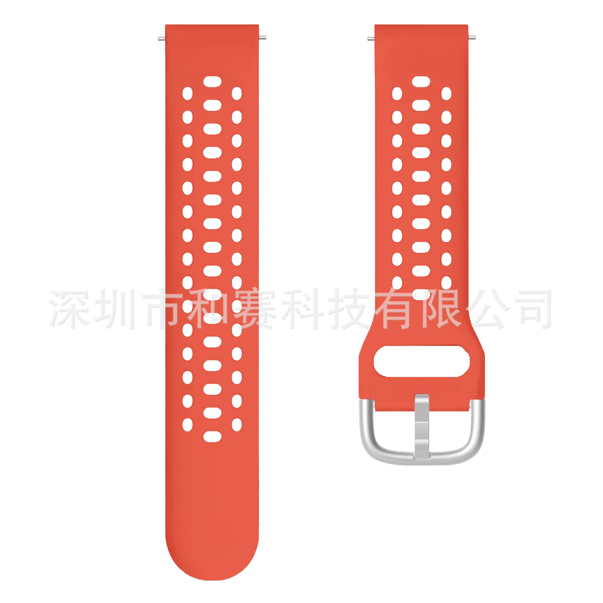 Suitable for Huami Amazfit Active2 official same style silicone sports breathable smart quick-release strap 5
