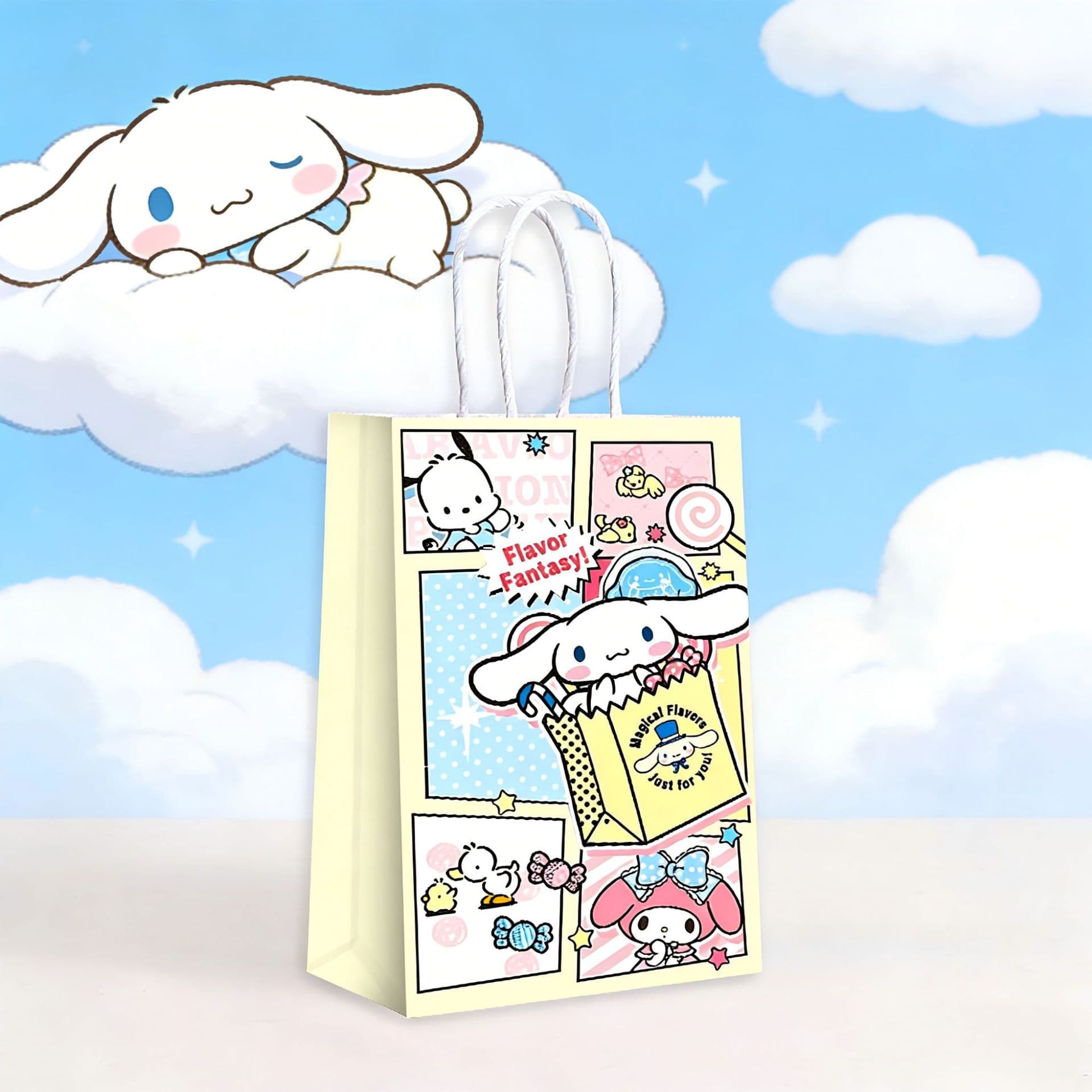 Sanrio Kuromi handbag children's souvenir gift bag school entrance banquet gift packaging paper bag environmentally friendly paper bag 7