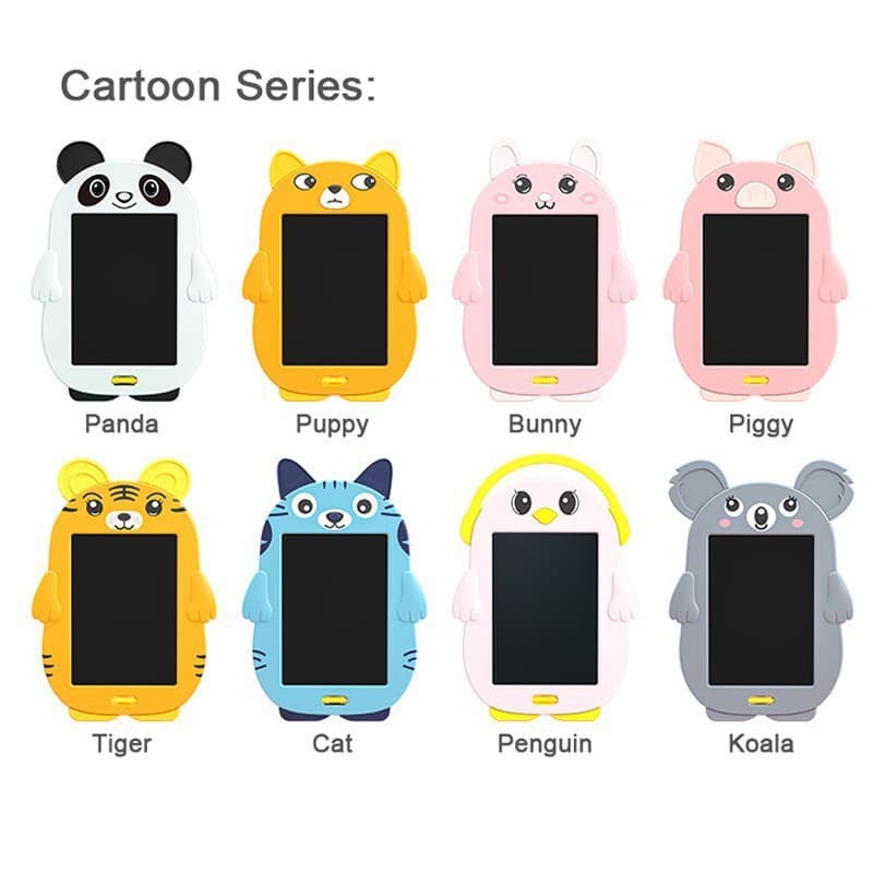 10-inch cartoon cat writing board electronic hand-drawing board baby painting graffiti drawing board erasable LCD handwriting board 5