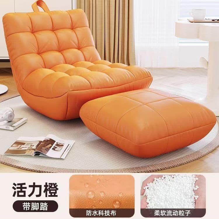 Internet celebrity lazy sofa reclining and sleeping bean bag caterpillar recliner bedroom small sofa balcony leisure single seat 9
