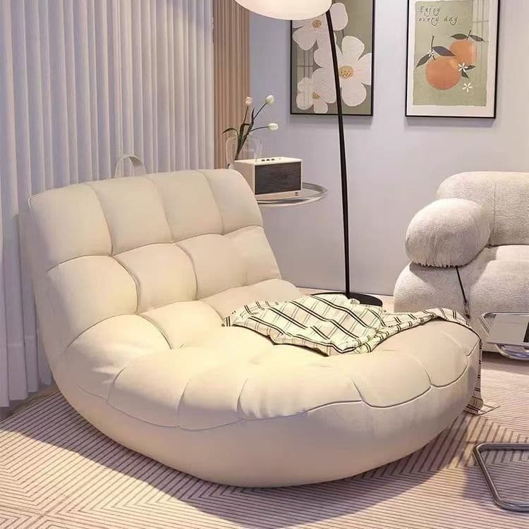 Internet celebrity lazy sofa reclining and sleeping bean bag caterpillar recliner bedroom small sofa balcony leisure single seat 1