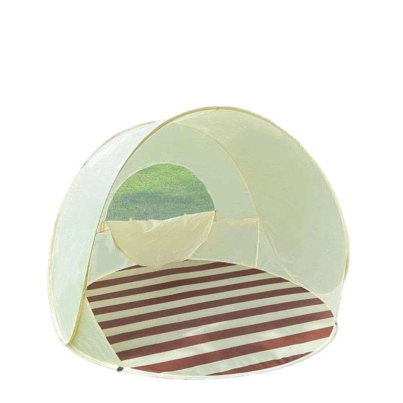 Outdoor beach children's seaside picnic tent automatic folding portable quick-open breathable sun protection sunshade tent 6
