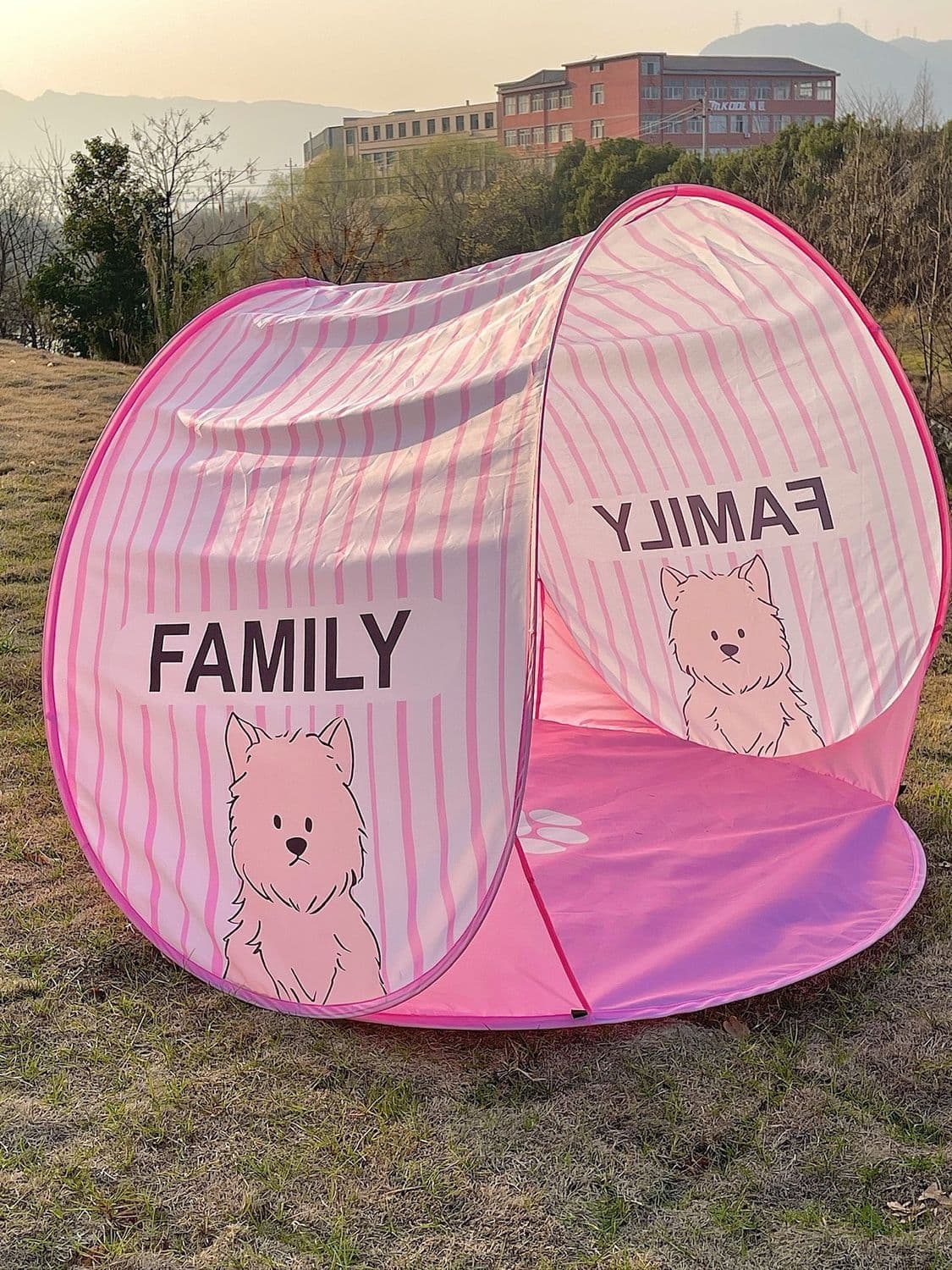 Outdoor beach children's seaside picnic tent automatic folding portable quick-open breathable sun protection sunshade tent 9