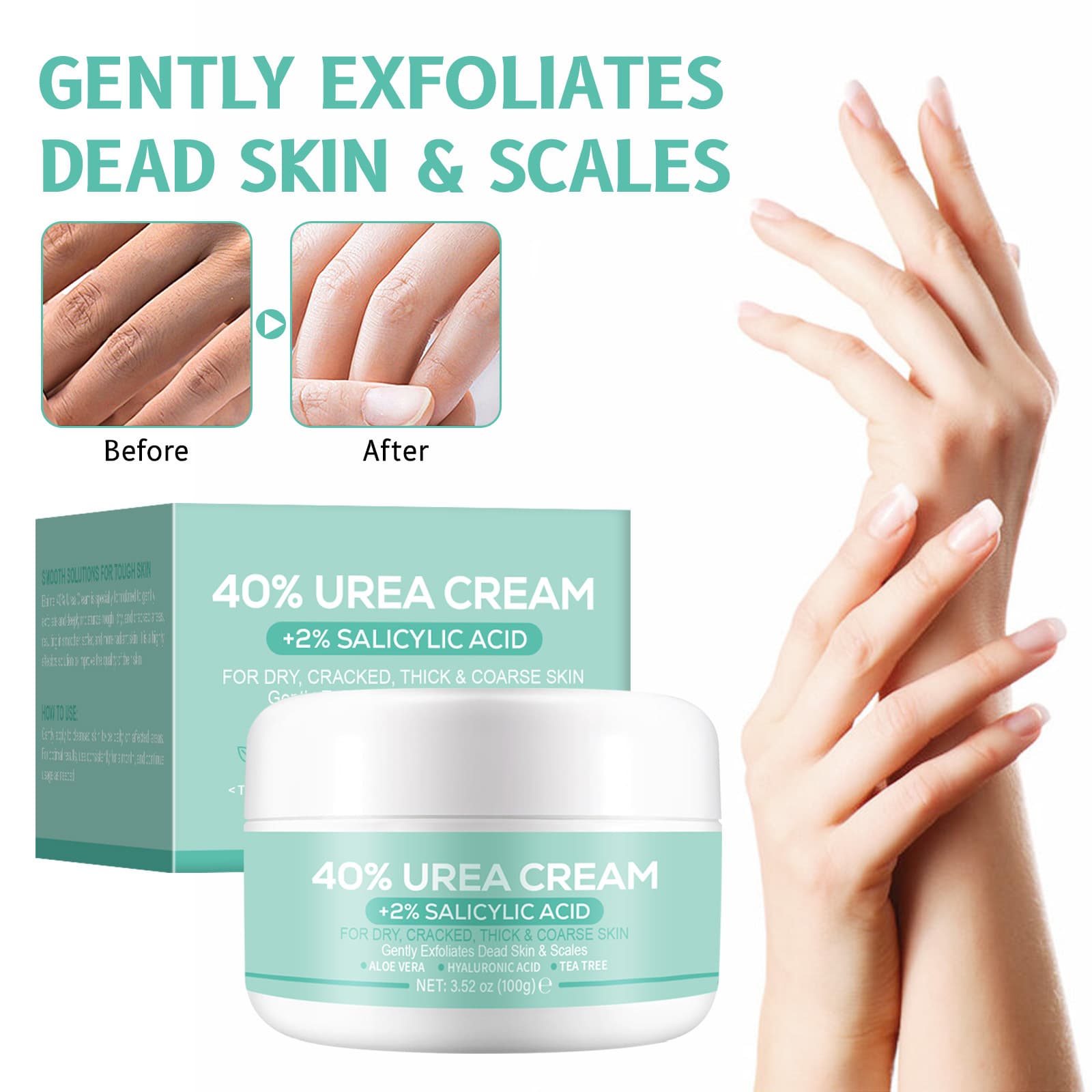 Cross-border unlabeled hand and foot moisturizing cream moisturizing soothing dry skin relieving care milk brightening body oil 100g 4