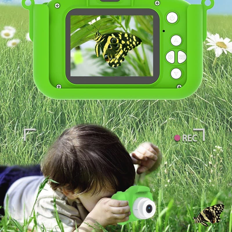 Cross-border Tyrannosaurus Rex children's digital camera mini camera small SLR action camera cartoon toy HD dual 4
