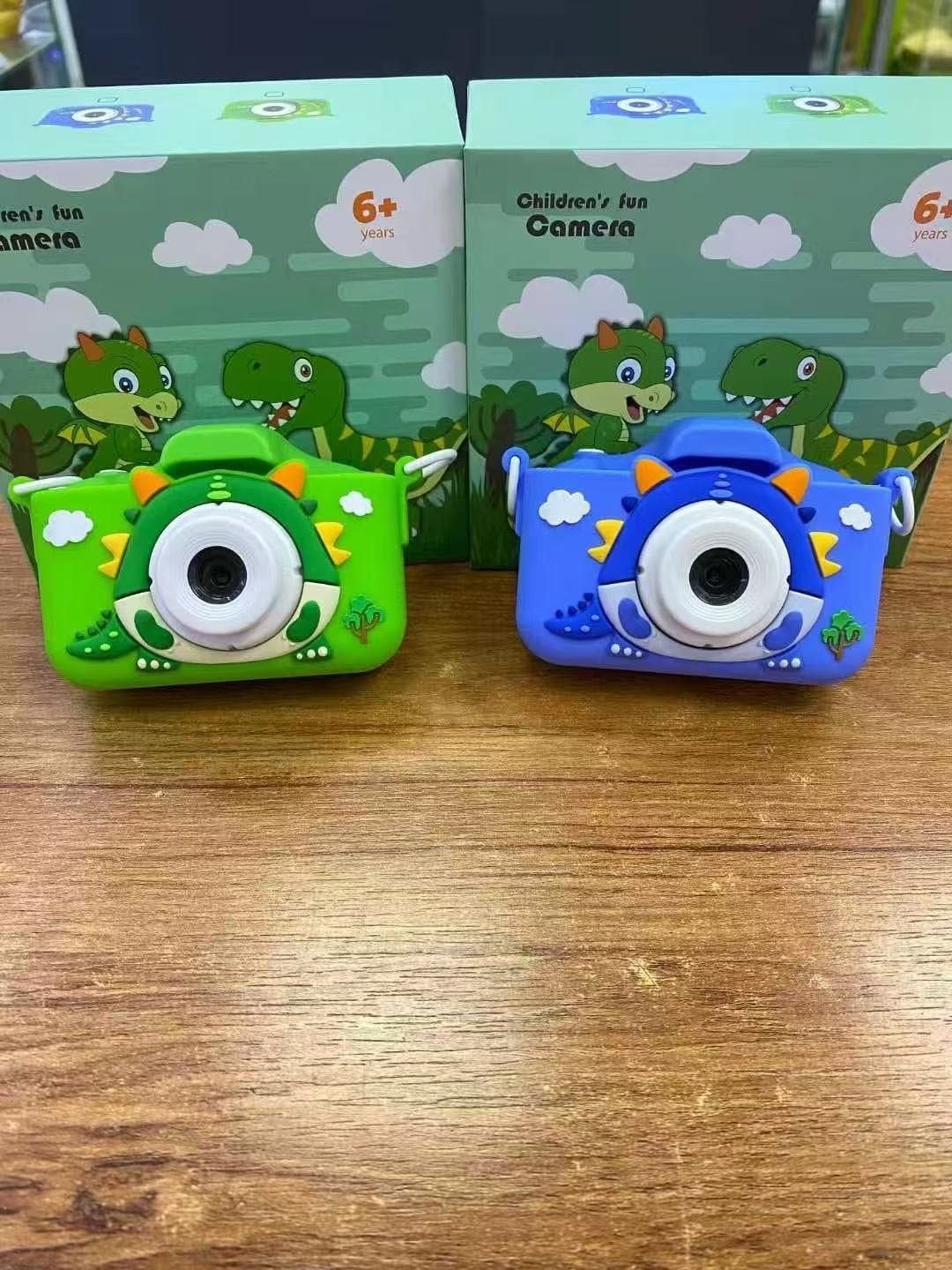 Cross-border Tyrannosaurus Rex children's digital camera mini camera small SLR action camera cartoon toy HD dual 7