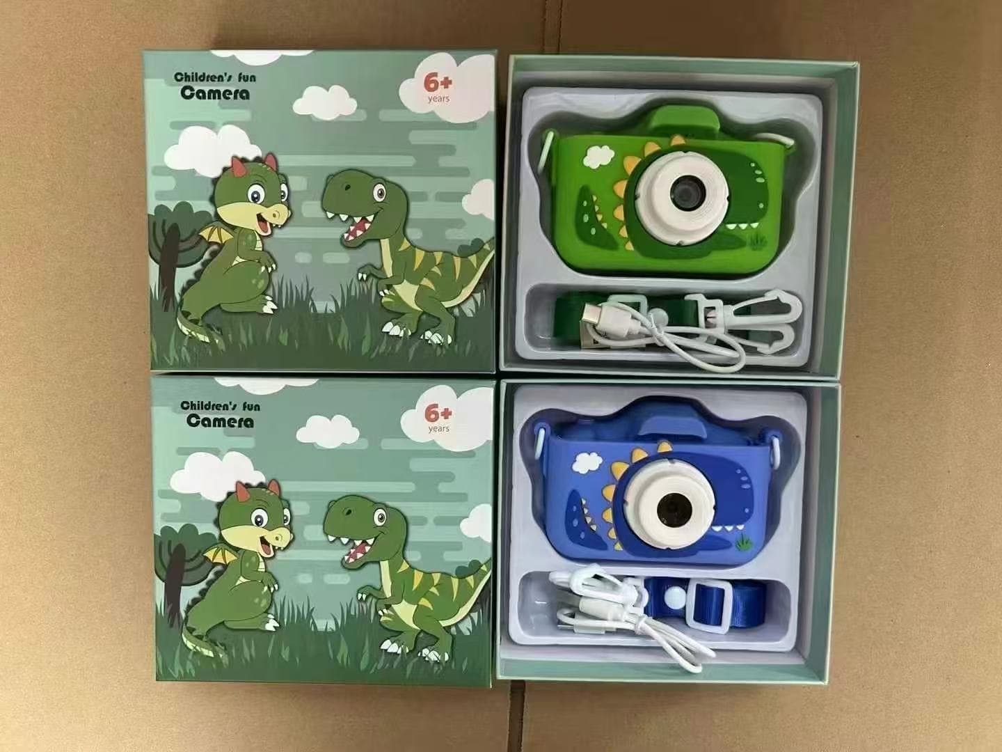 Cross-border Tyrannosaurus Rex children's digital camera mini camera small SLR action camera cartoon toy HD dual 9