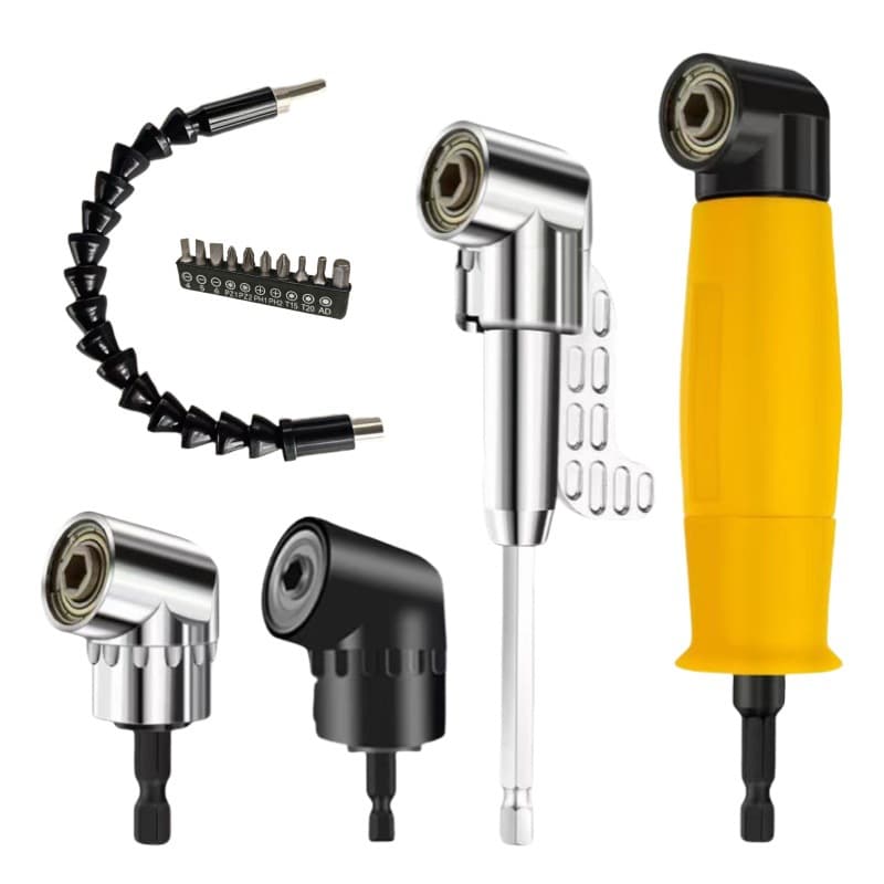 New electric drill corner bit, cross screwdriver, extended universal hexagonal handle, multi-functional turning electric bit 6