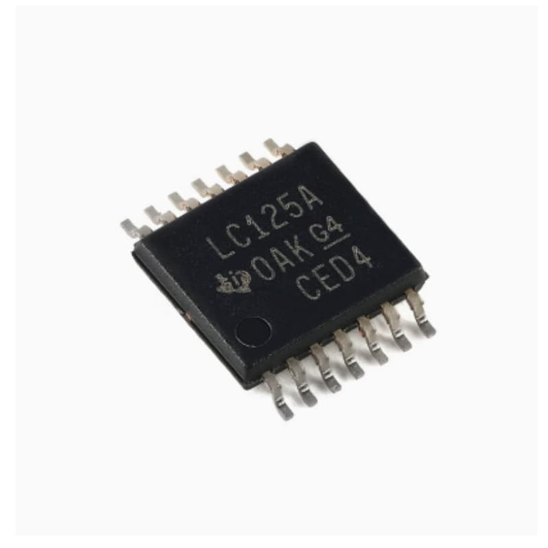Brand new original SN74LVC125APWR silk screen LC125A TSSOP14 four-way buffer gate chip 4