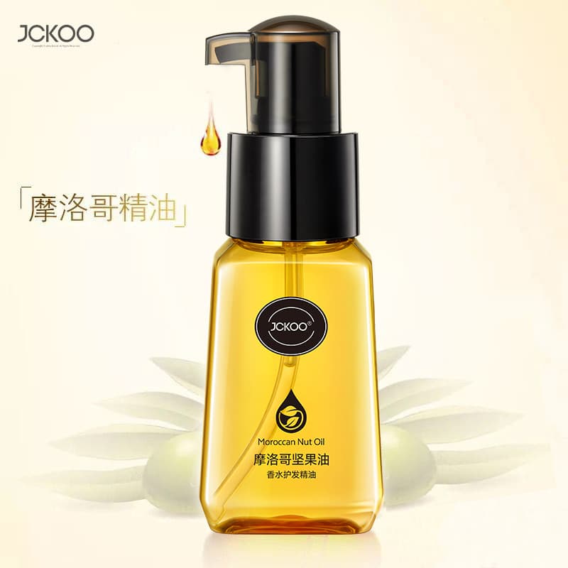JCKOO Moroccan hair care essential oil for women repairs and improves dry and frizzy hair oil essence to prevent frizz 4