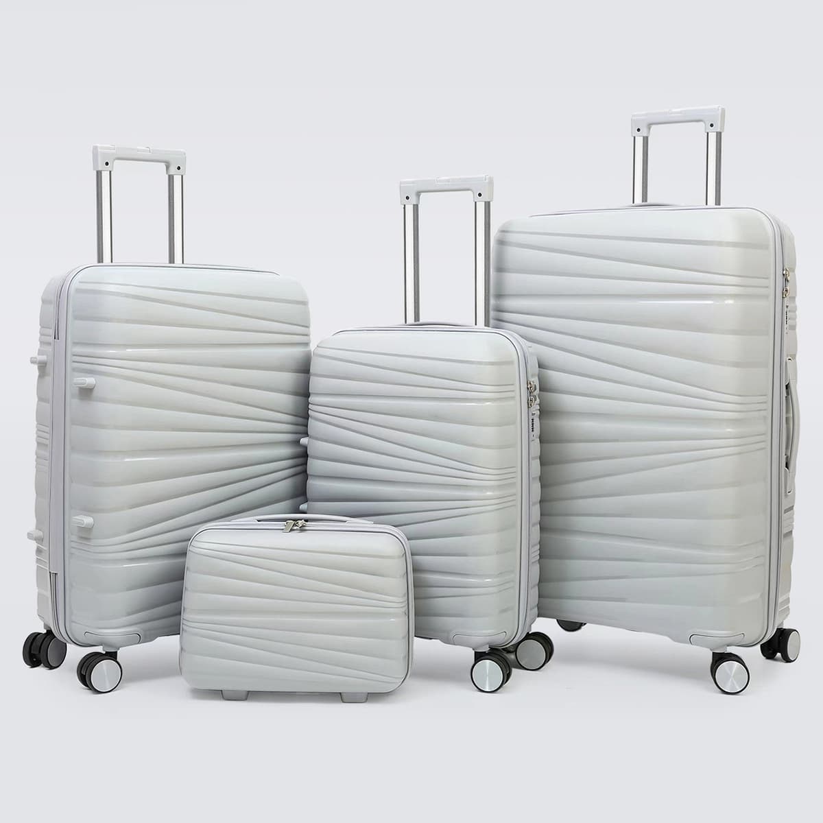 Simple suitcase four-piece set 20/24/28 set large capacity password suitcase travel luggage trolley case 7
