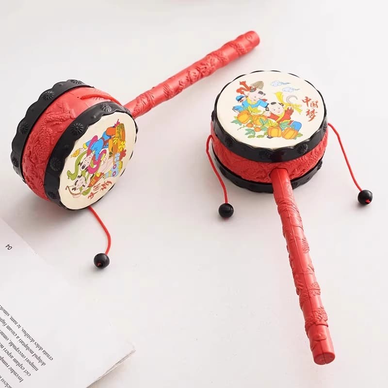 Rattle baby toy chewable hand-cranked rattle baby traditional children's newborn toy street stall wholesale 4