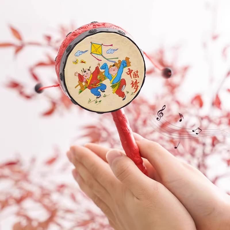 Rattle baby toy chewable hand-cranked rattle baby traditional children's newborn toy street stall wholesale 5