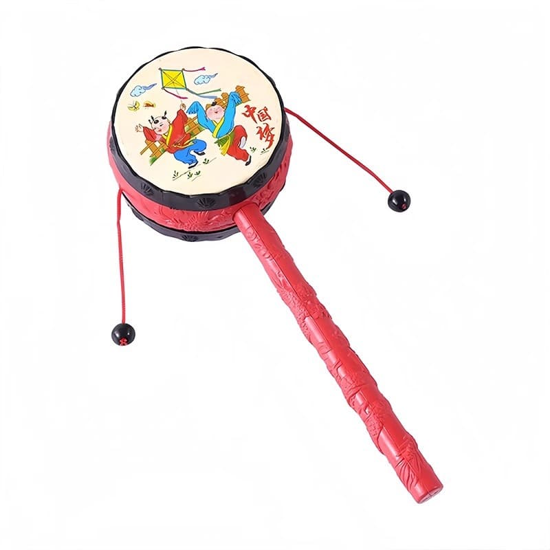 Rattle baby toy chewable hand-cranked rattle baby traditional children's newborn toy street stall wholesale 6