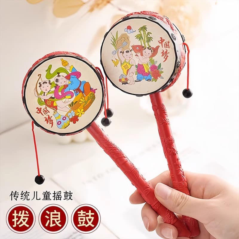 Rattle baby toy chewable hand-cranked rattle baby traditional children's newborn toy street stall wholesale 1
