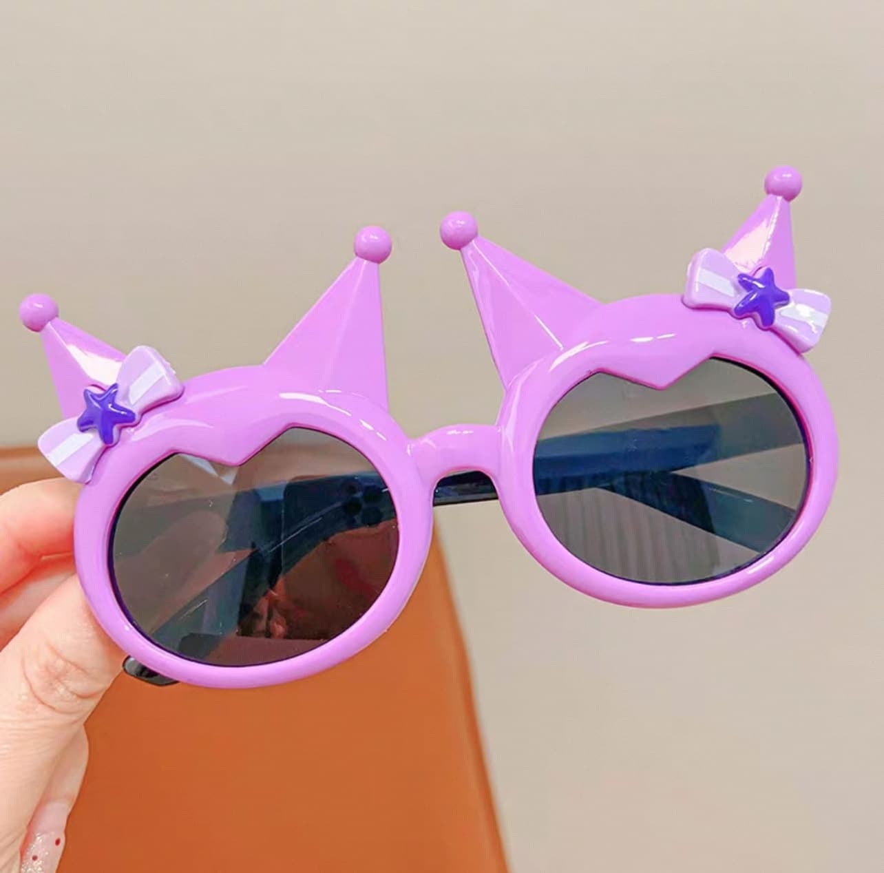 Children's sunglasses cute Kuromi anti-UV sunshade glasses little girl fashion sunglasses women's new glasses 7