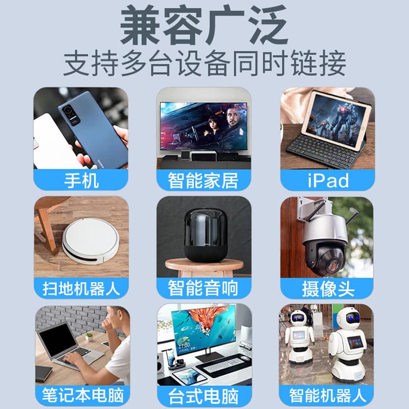 Portable wifi router, broadband-free 5G high-speed Internet access, office home Gigabit dual-band wireless network router 4