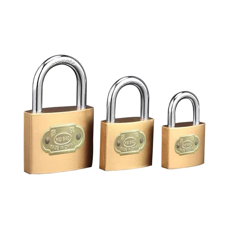 Padlock manufacturer, imitation copper lock, one-word lock, single opening padlock, household hot-selling lock, mini small lock, anti-theft lock 6