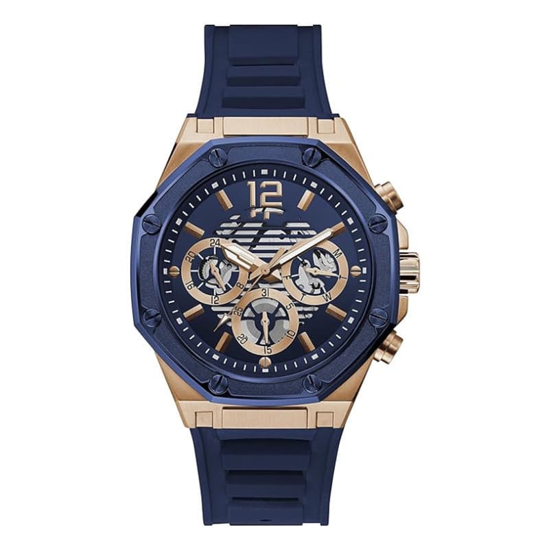 Manufacturer wholesale foreign trade cross-border guesskan GS silicone analog black dial men's watch-Gw0263G4 4