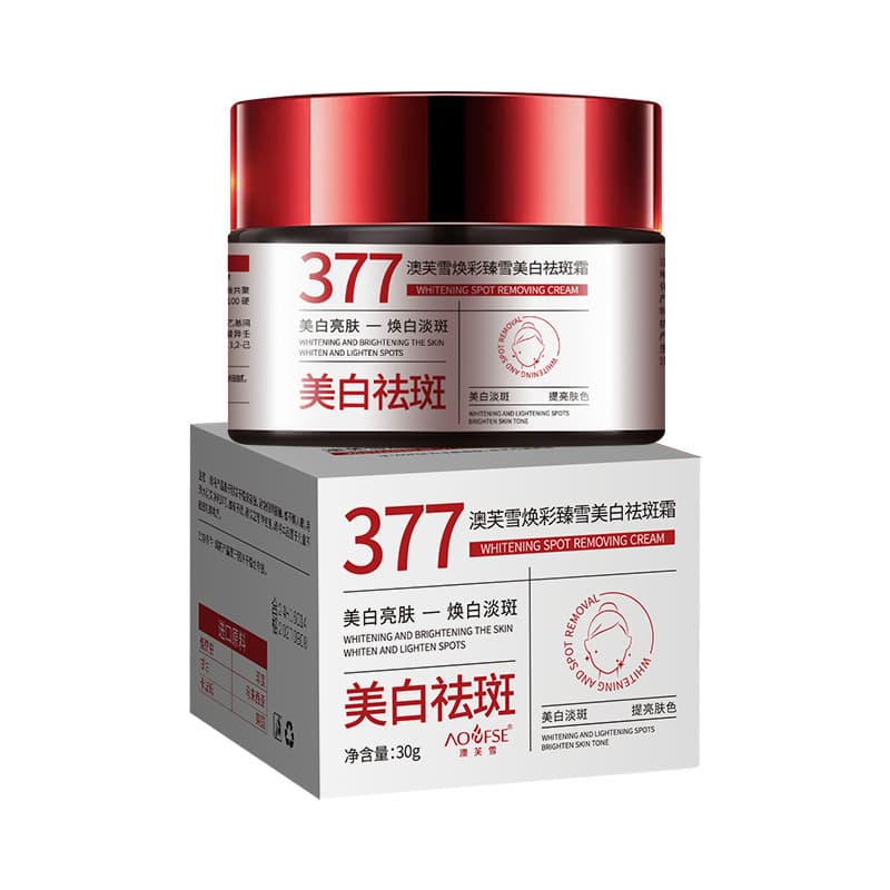 5 Douyin's same 377 whitening and anti-freckle cream improves dull facial skin and brightens skin tone, hydrating and moisturizing cream 7