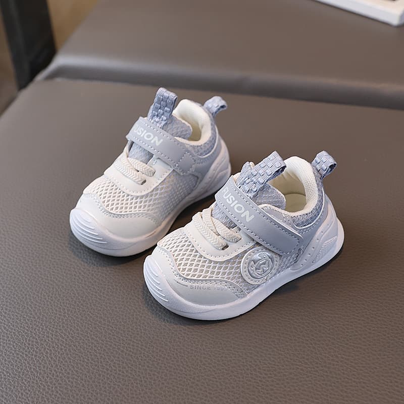 Baby Sandals Functional Shoes Men's Summer Toddler Shoes 1-3 Years Old Baby Non-Slip Soft Sole Baby Girls Net Shoes 7